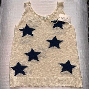 Grace & Lace Women's Star Knitted Tank Top
